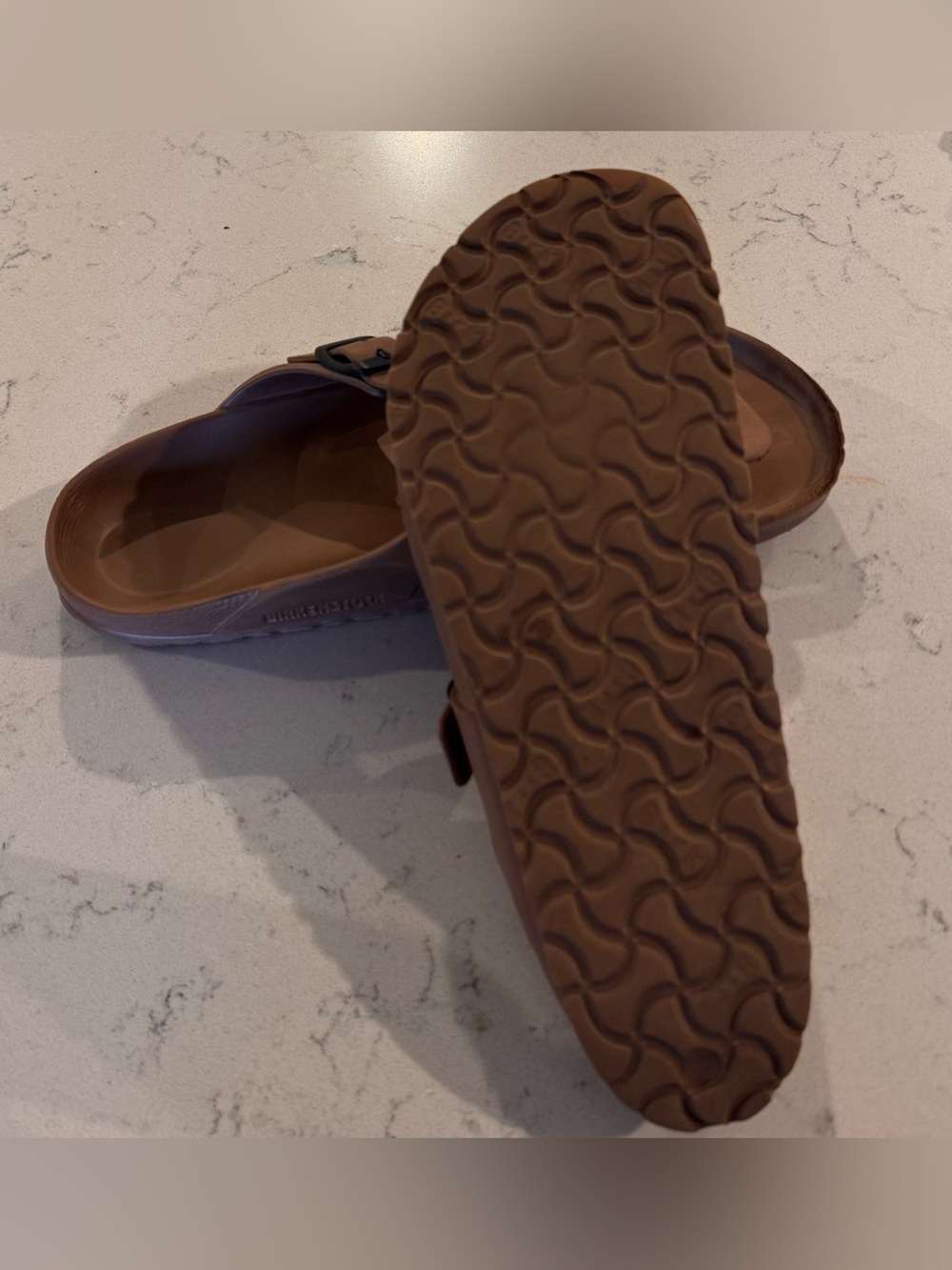 Birkenstock Women’s GIZEH EVA Sandals in Copper Brown Size 42 (US 11) - Picture 7 of 8